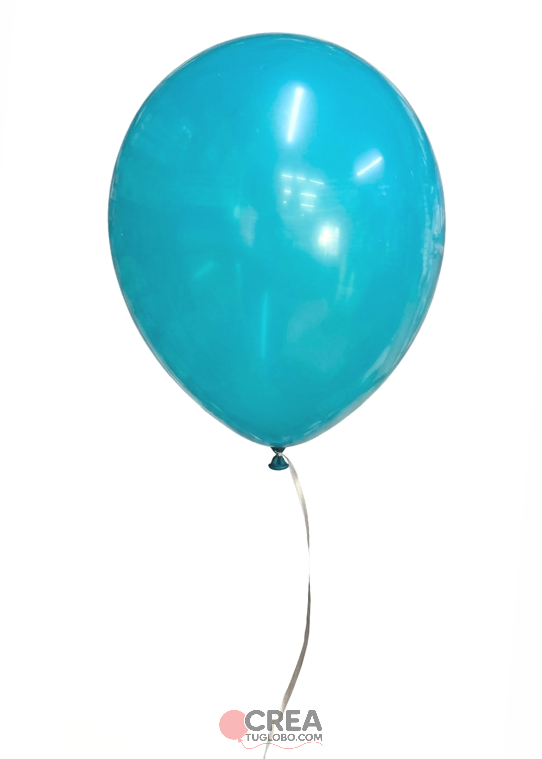Globo de látex turquesa