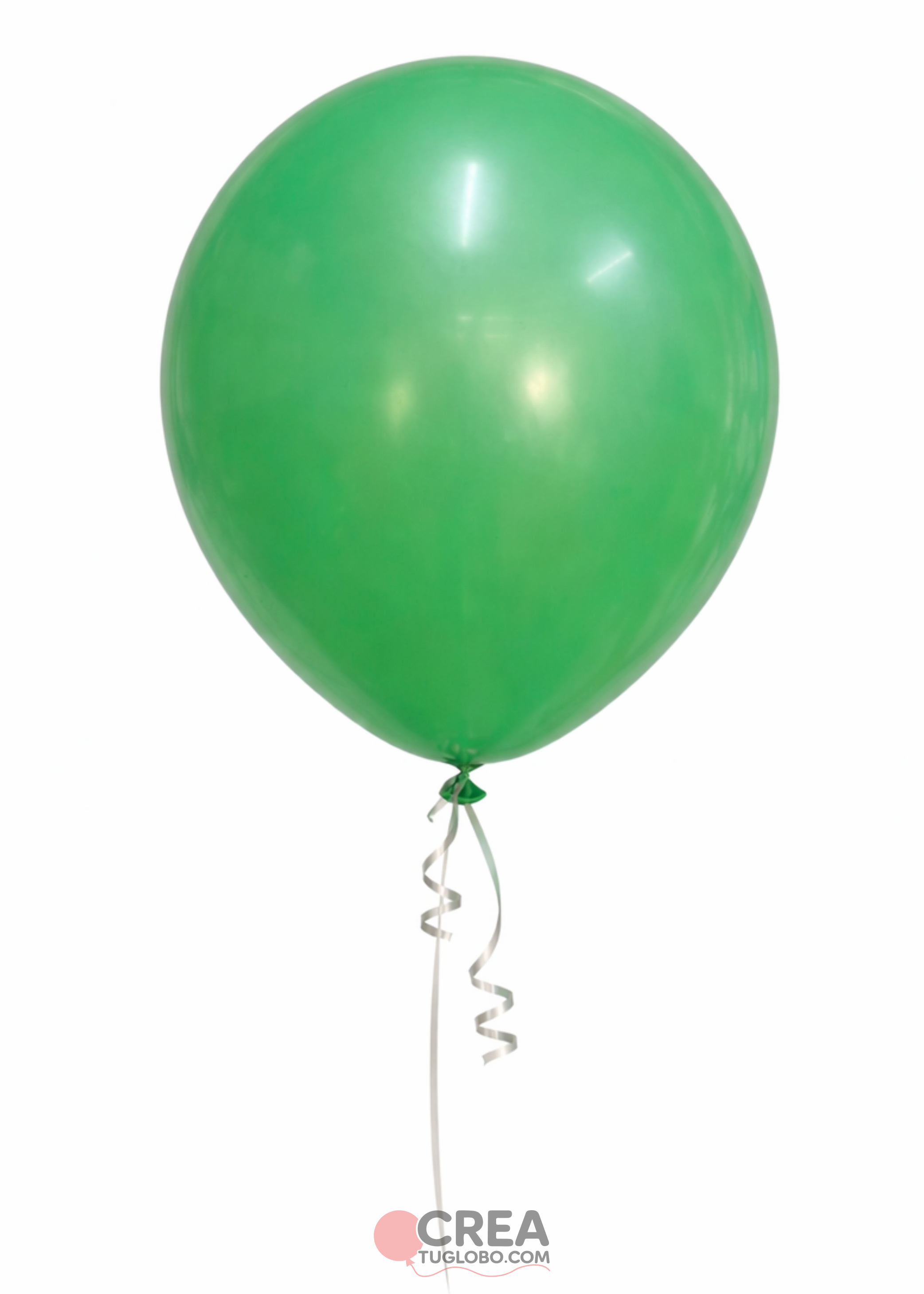 Globo de látex verde bandera