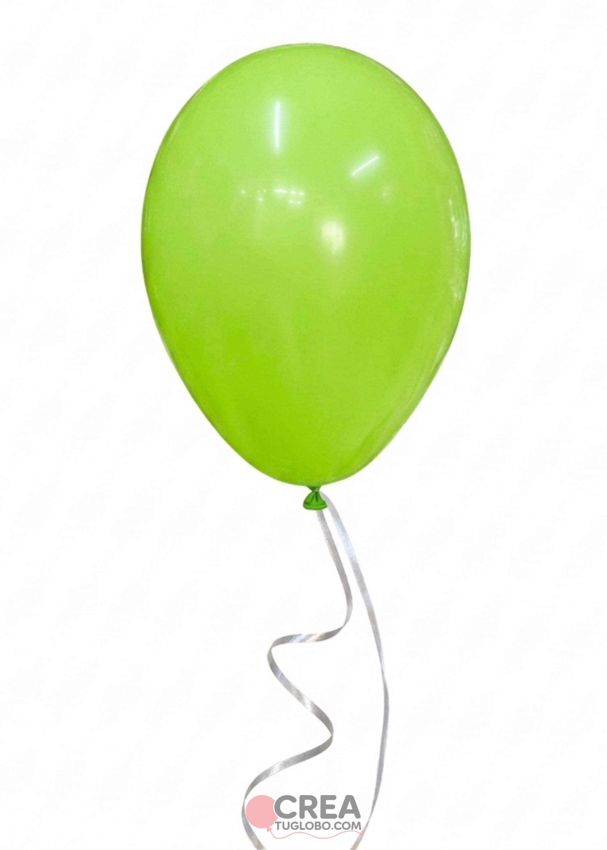 Globo de látex verde limón