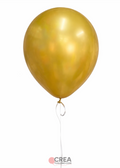 Globo de látex dorado chrome