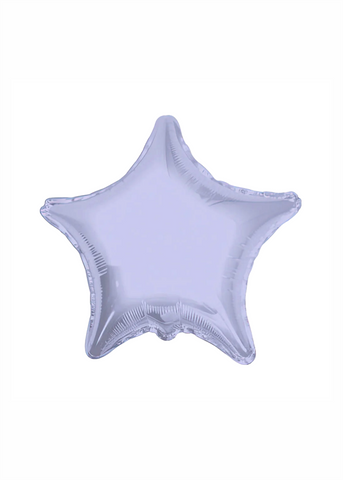 Estrella metálica lila