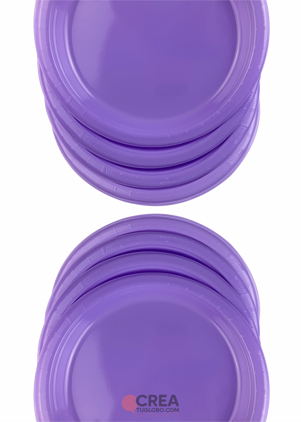Plato redondo 7” lila
