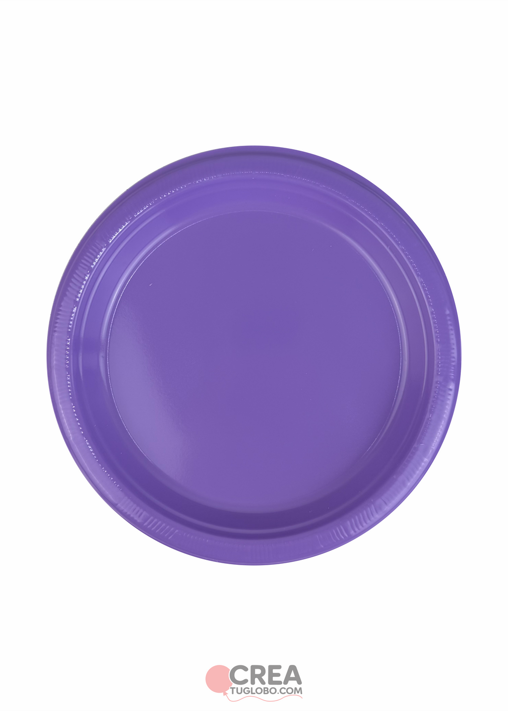 Plato redondo 9” lila