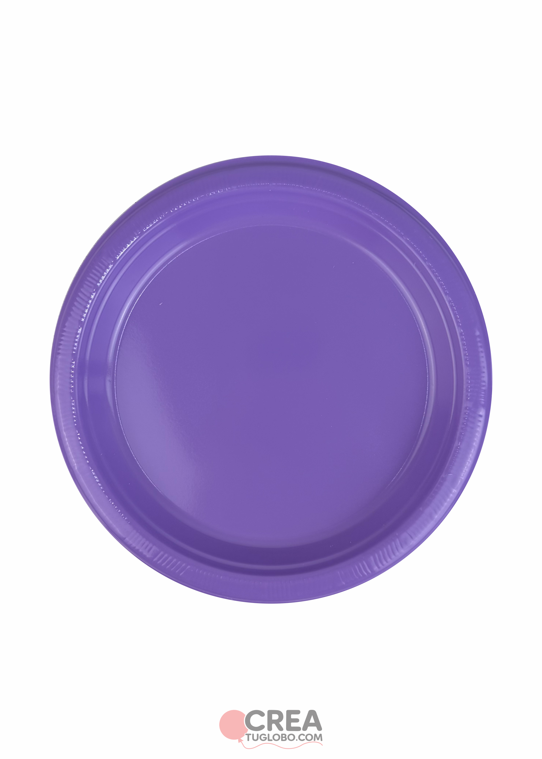 Plato redondo 9” lila