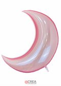 Globo metálico de luna rosa