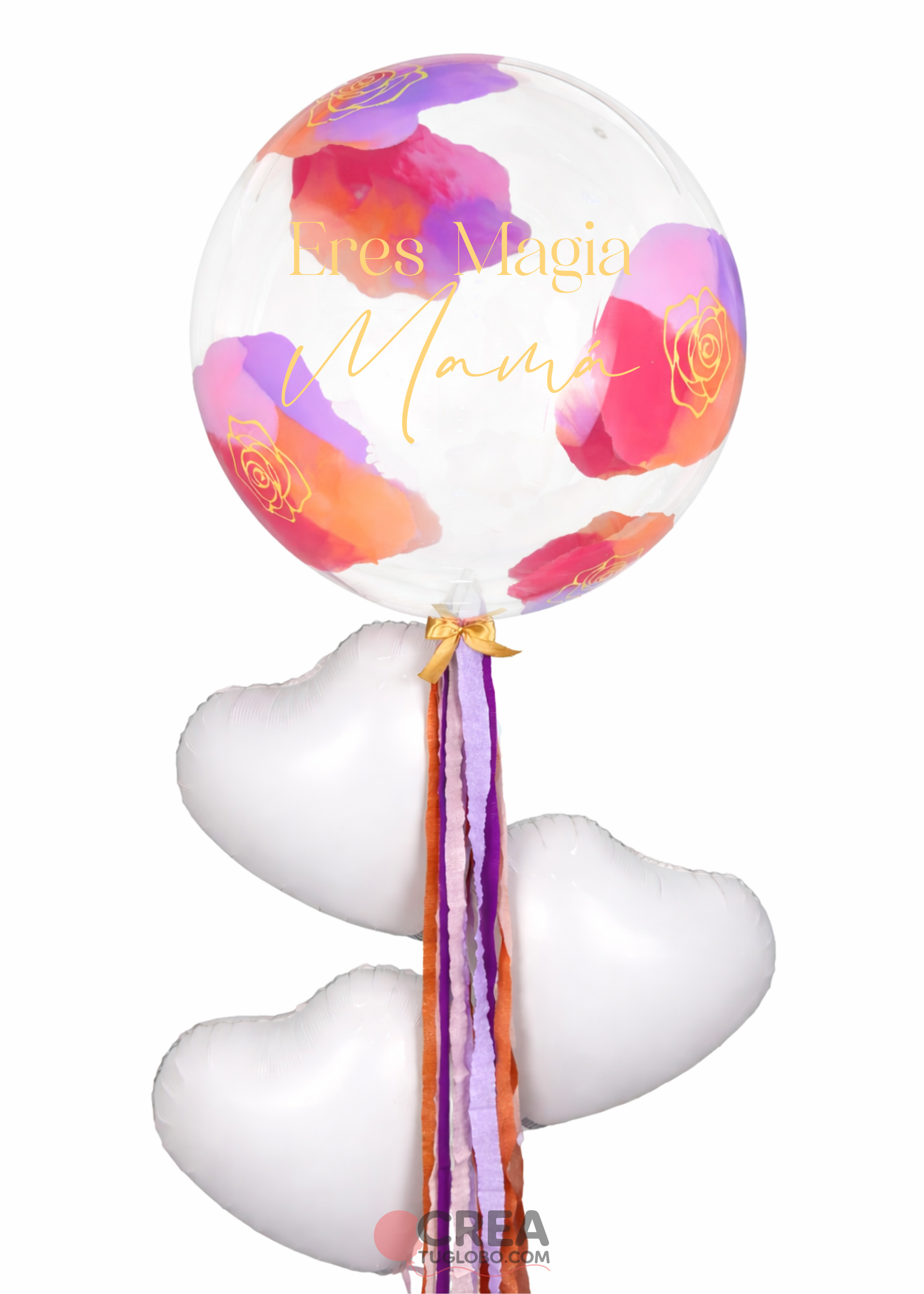 Bubble Magic Mom + corazones