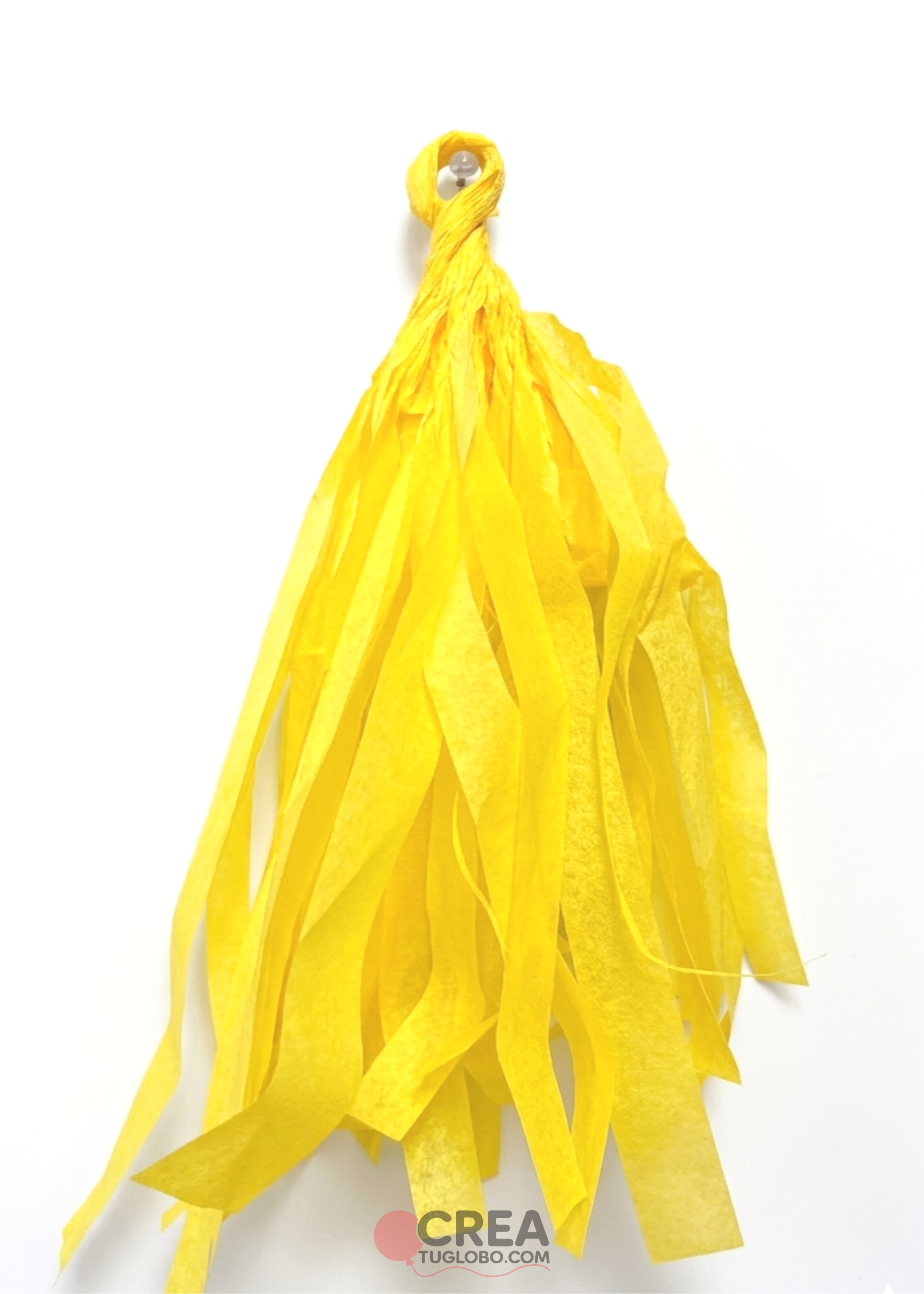 Guirnalda de papel amarillo