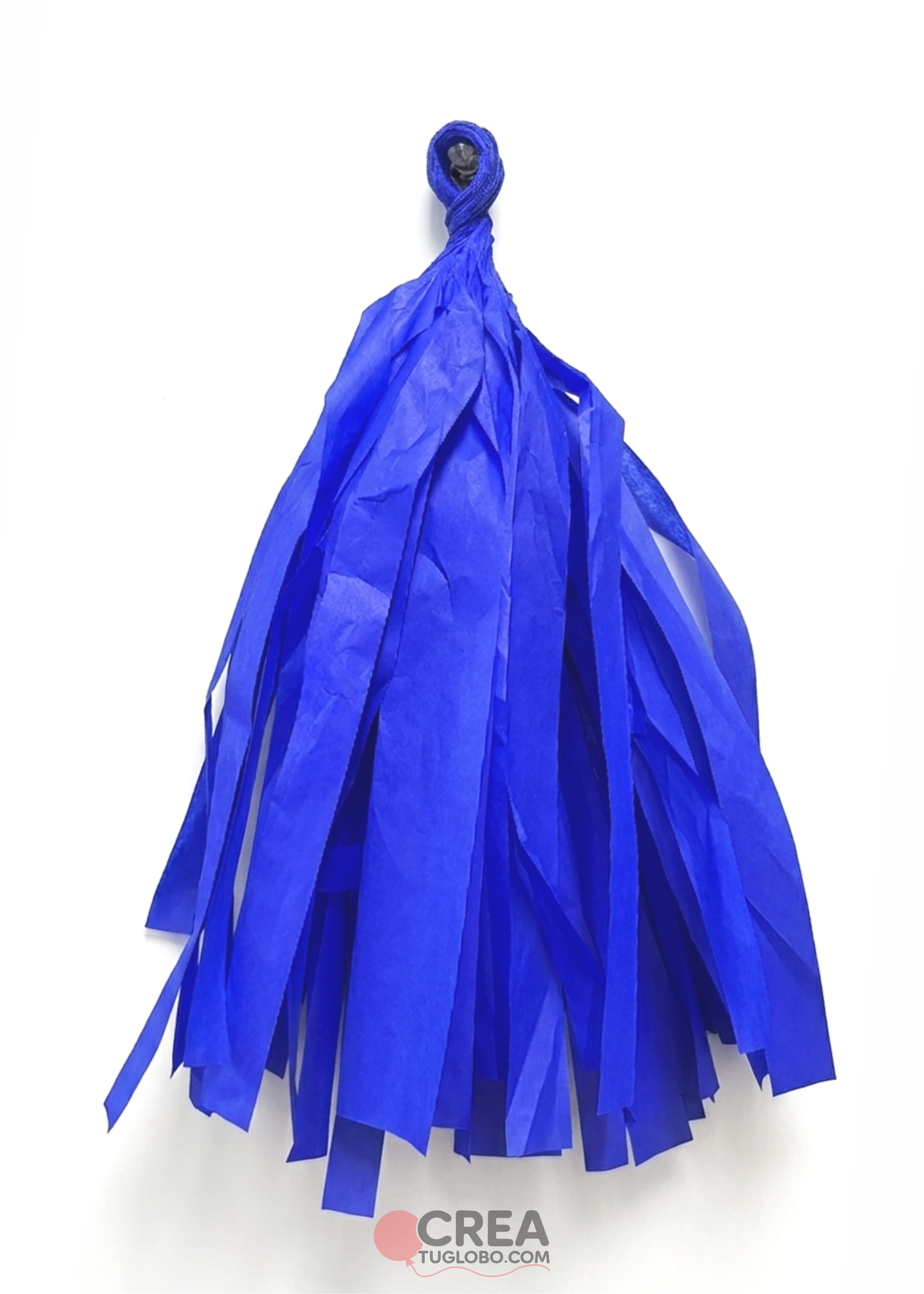 Guirnalda de papel azul