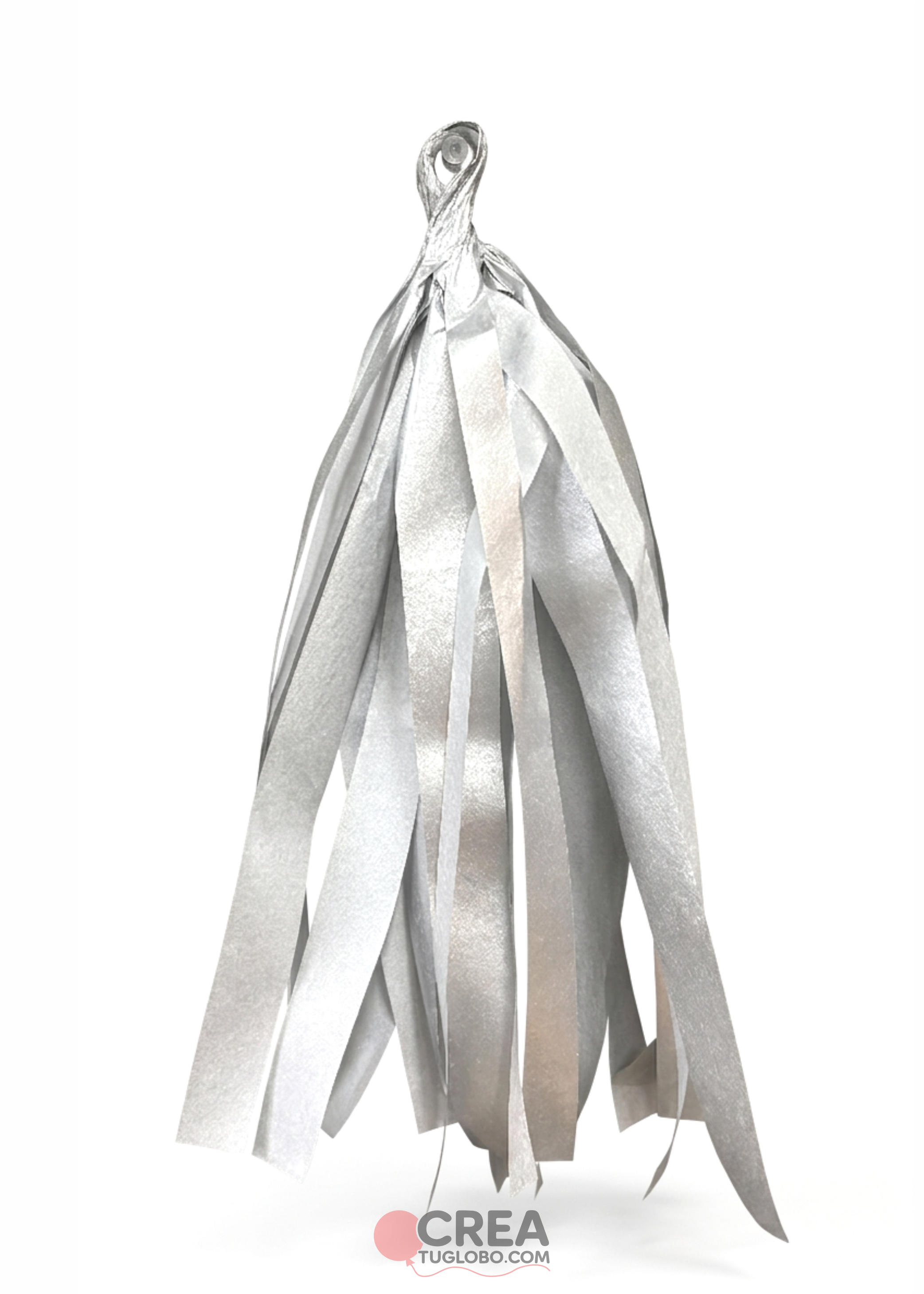 Guirnalda de papel plata
