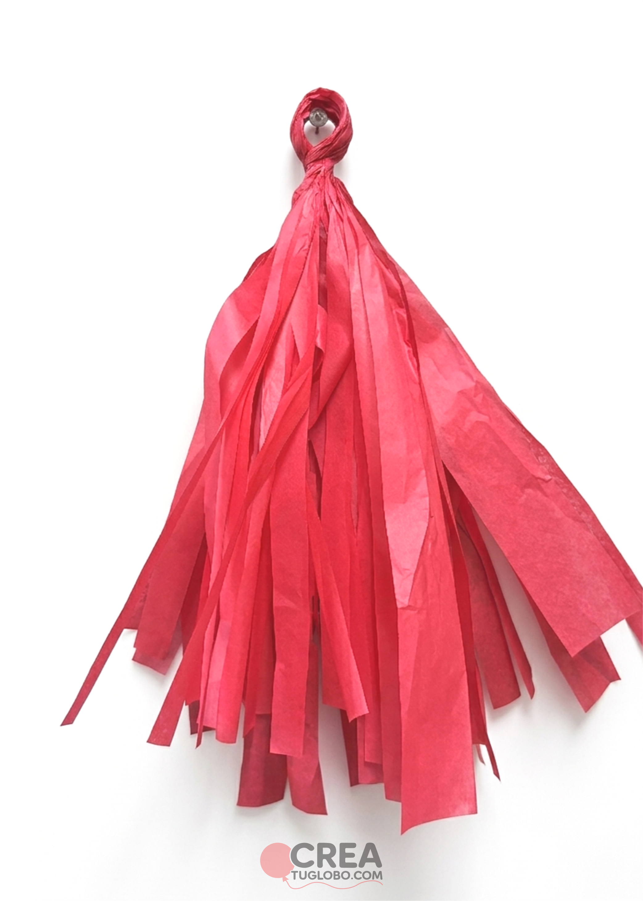 Guirnalda de papel roja