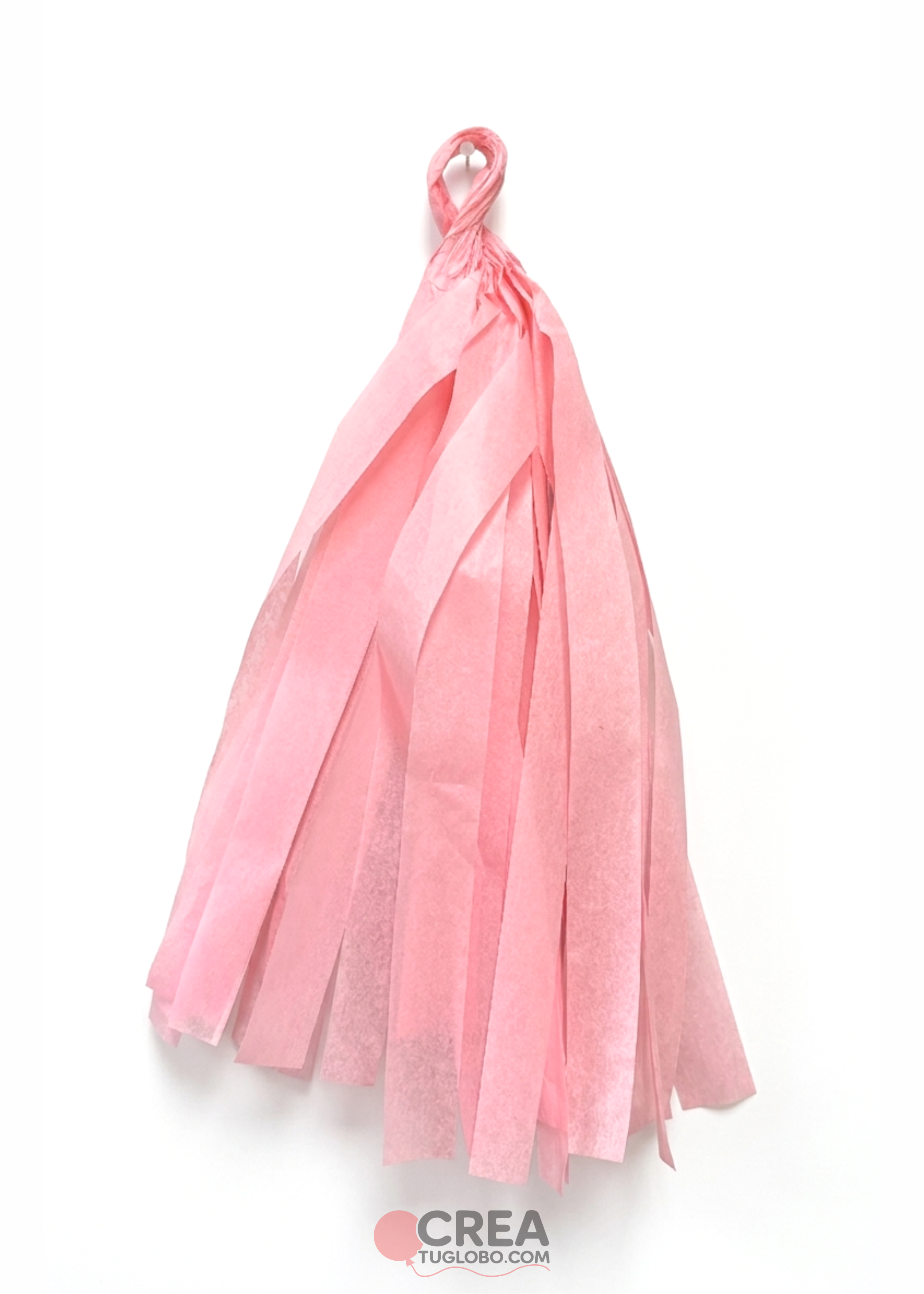 Guirnalda de papel rosa pastel