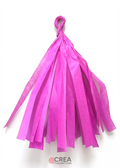 Guirnalda de papel fucsia