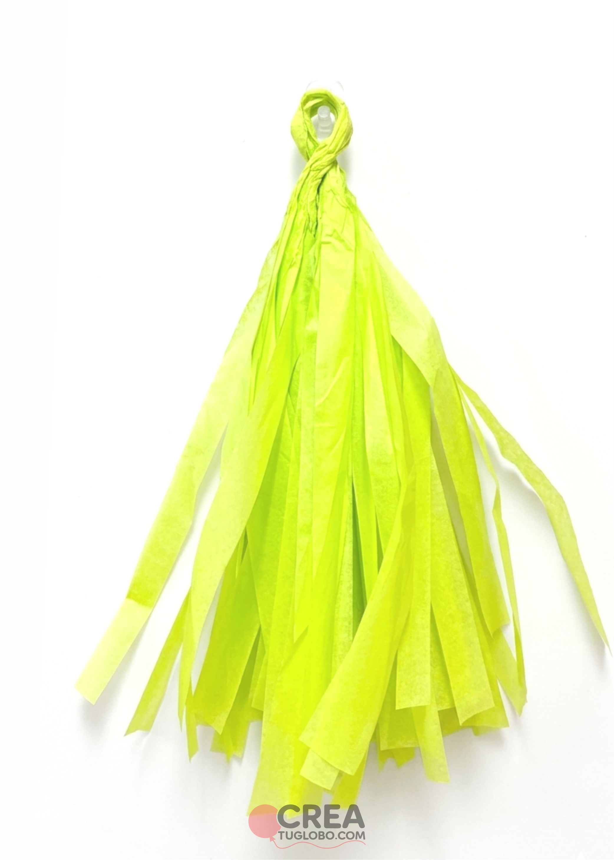 Guirnalda de papel verde limón