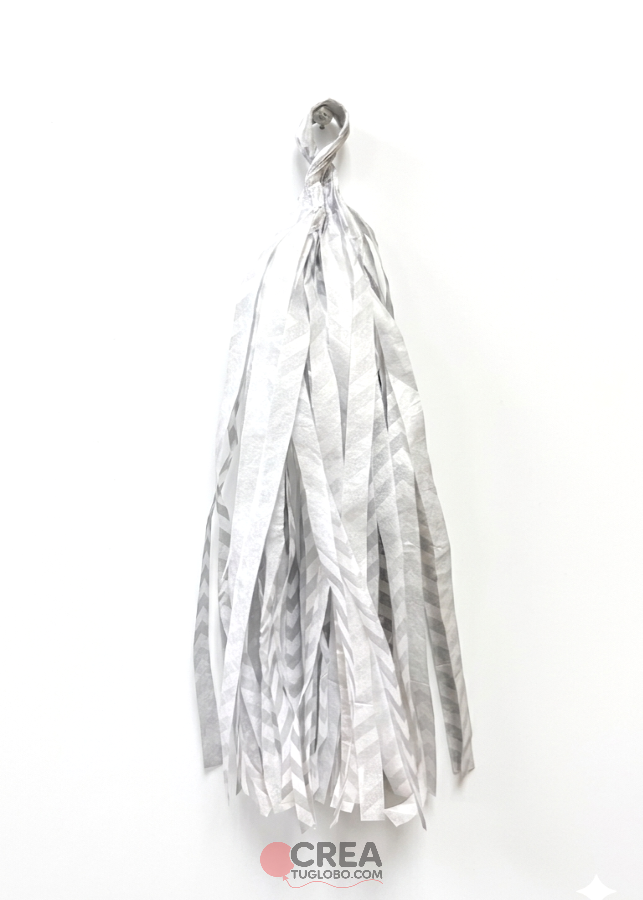 Guinalda de papel zig zag plata