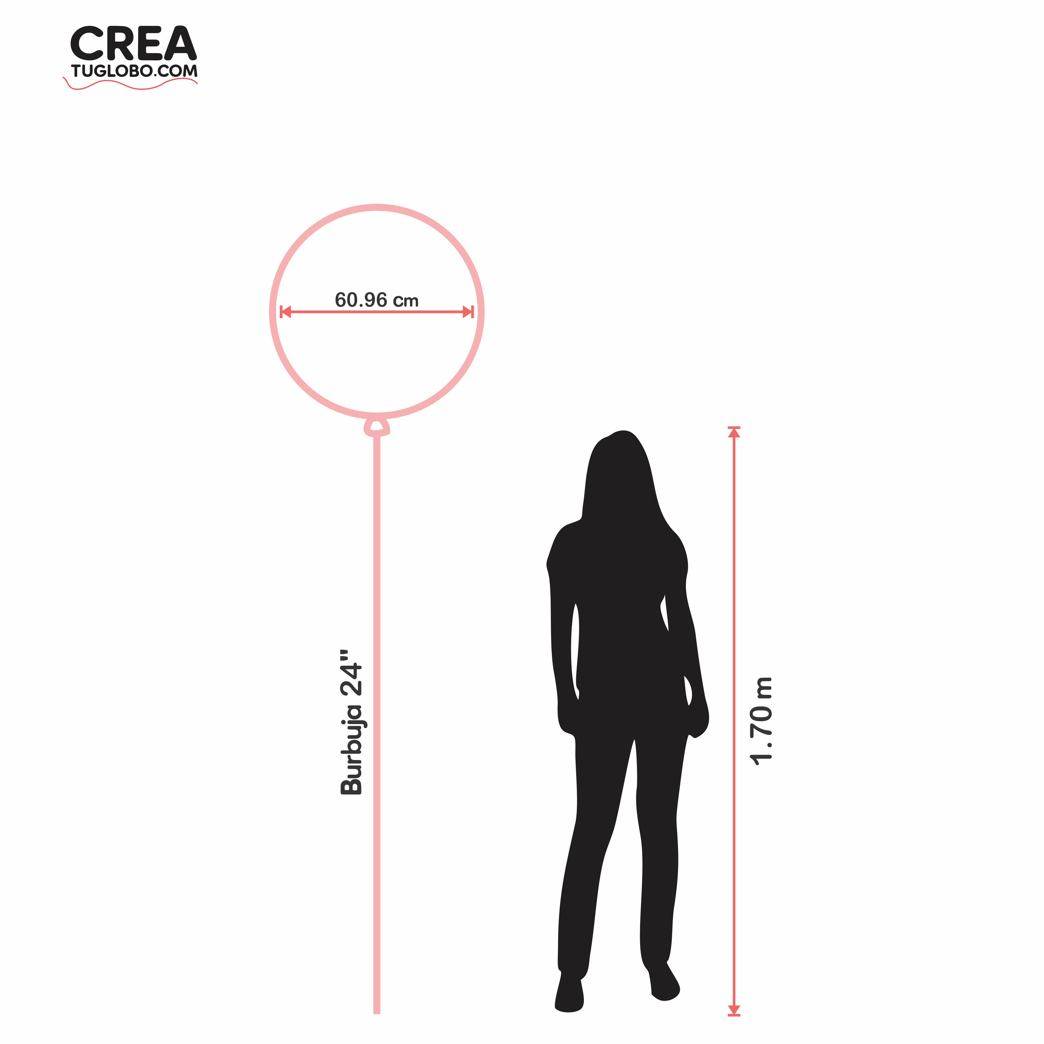 Bubble englobado pink