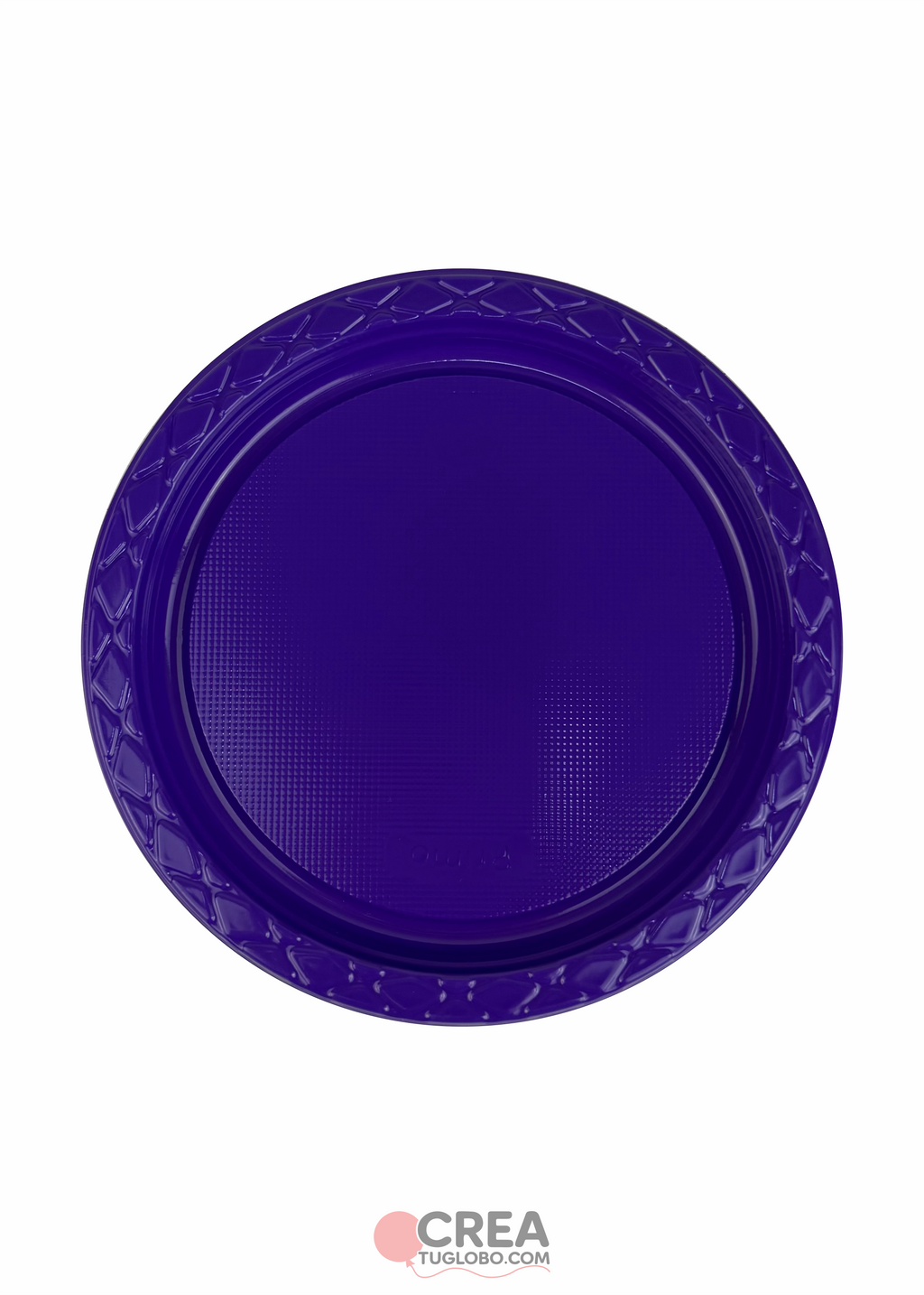 Plato redondo 9" morado