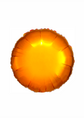 Círculo metálico naranja