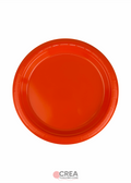 Plato redondo 9” naranja