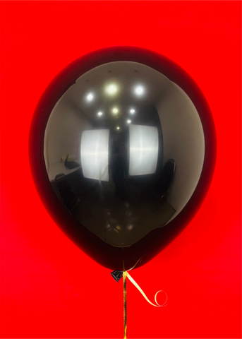 Globo de látex negro