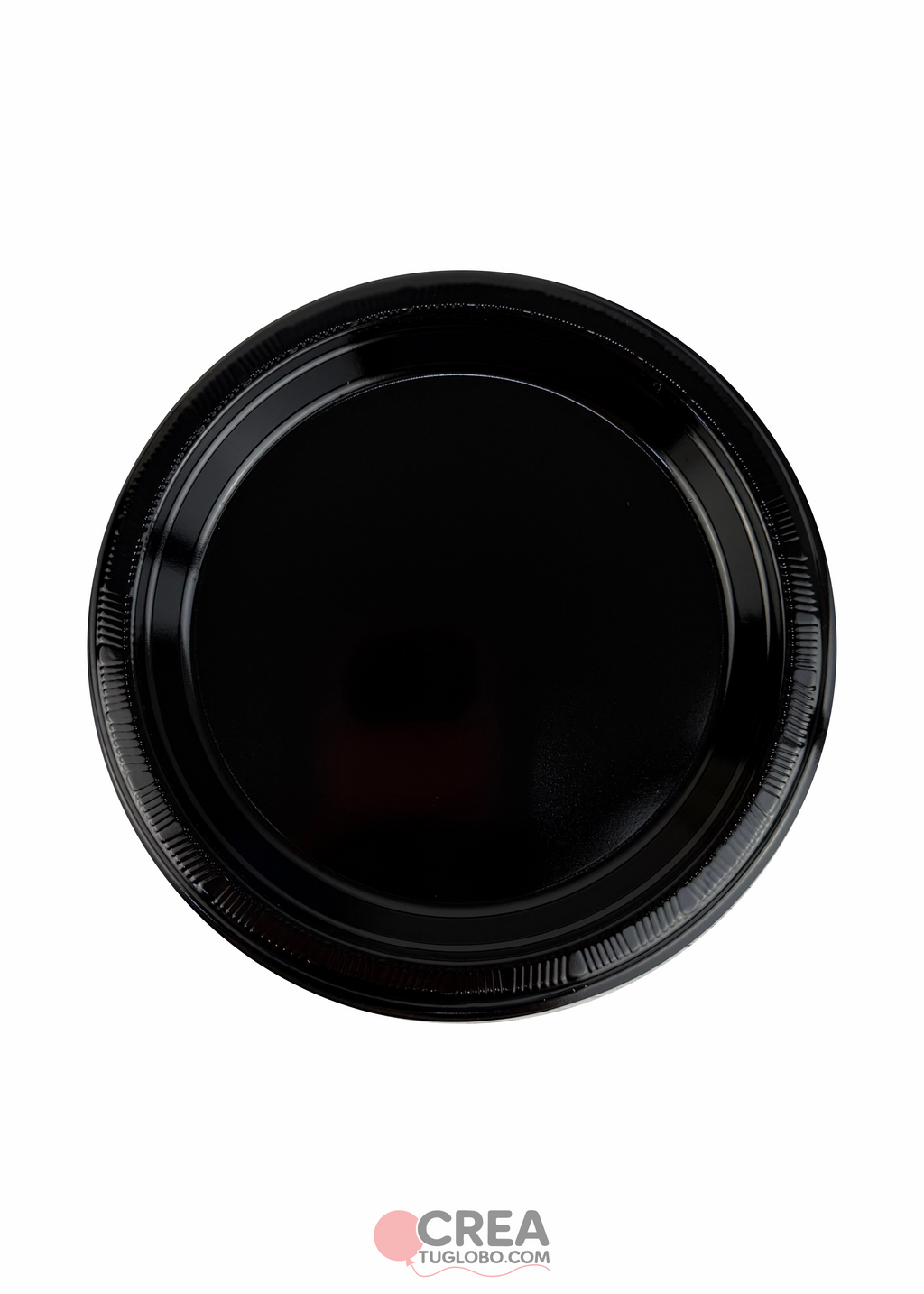 Plato redondo 9” negro