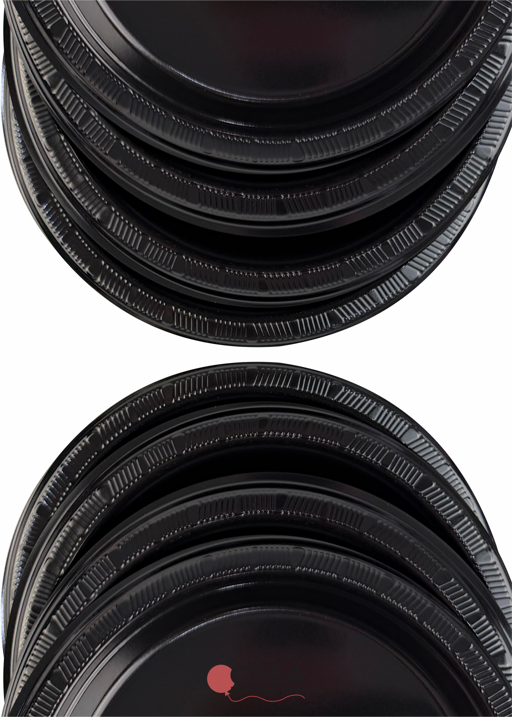 Plato redondo 9” negro