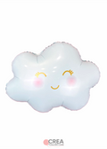 Globo metálico nube celeste