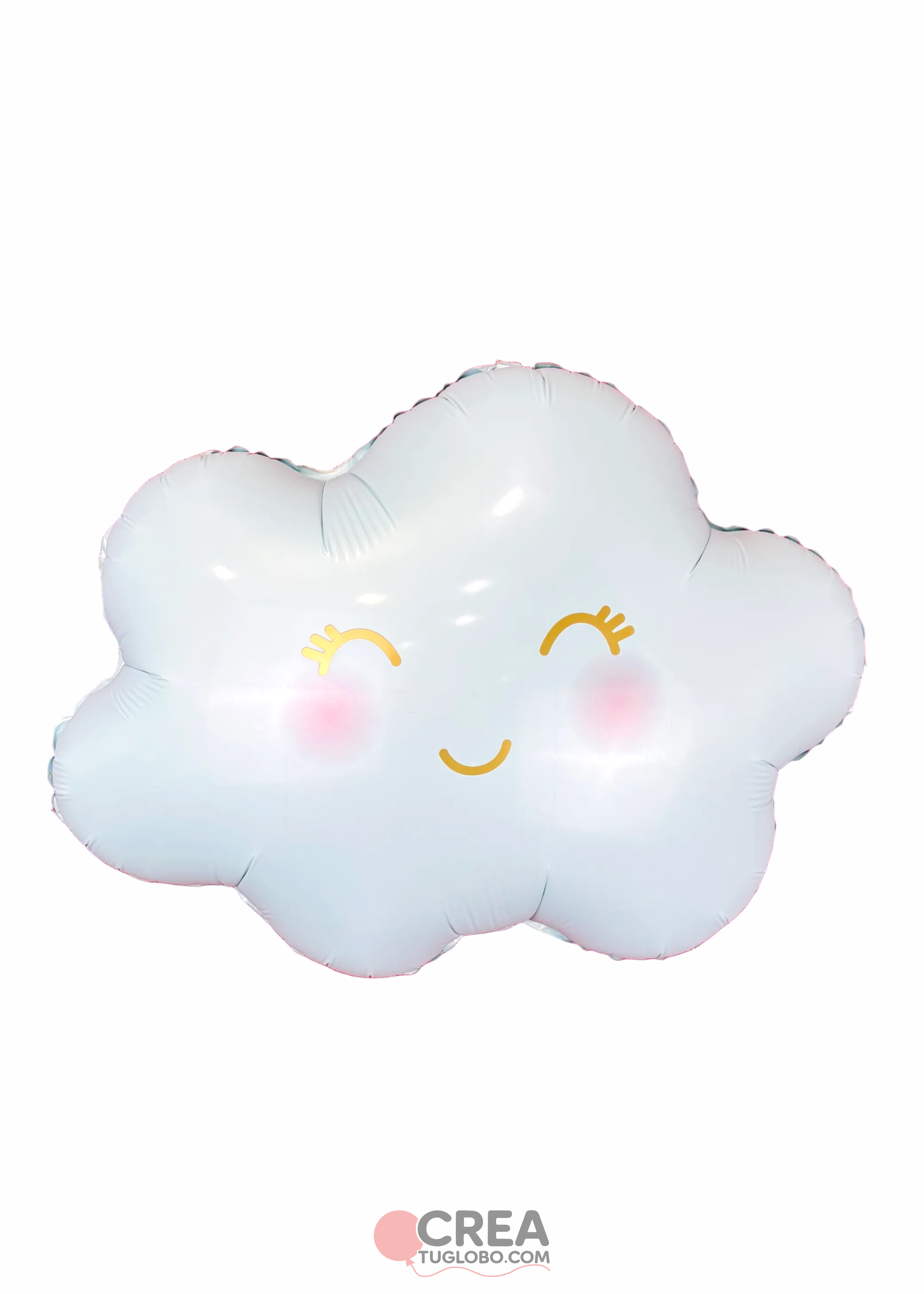 Globo metálico nube celeste
