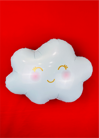 Globo metálico nube celeste