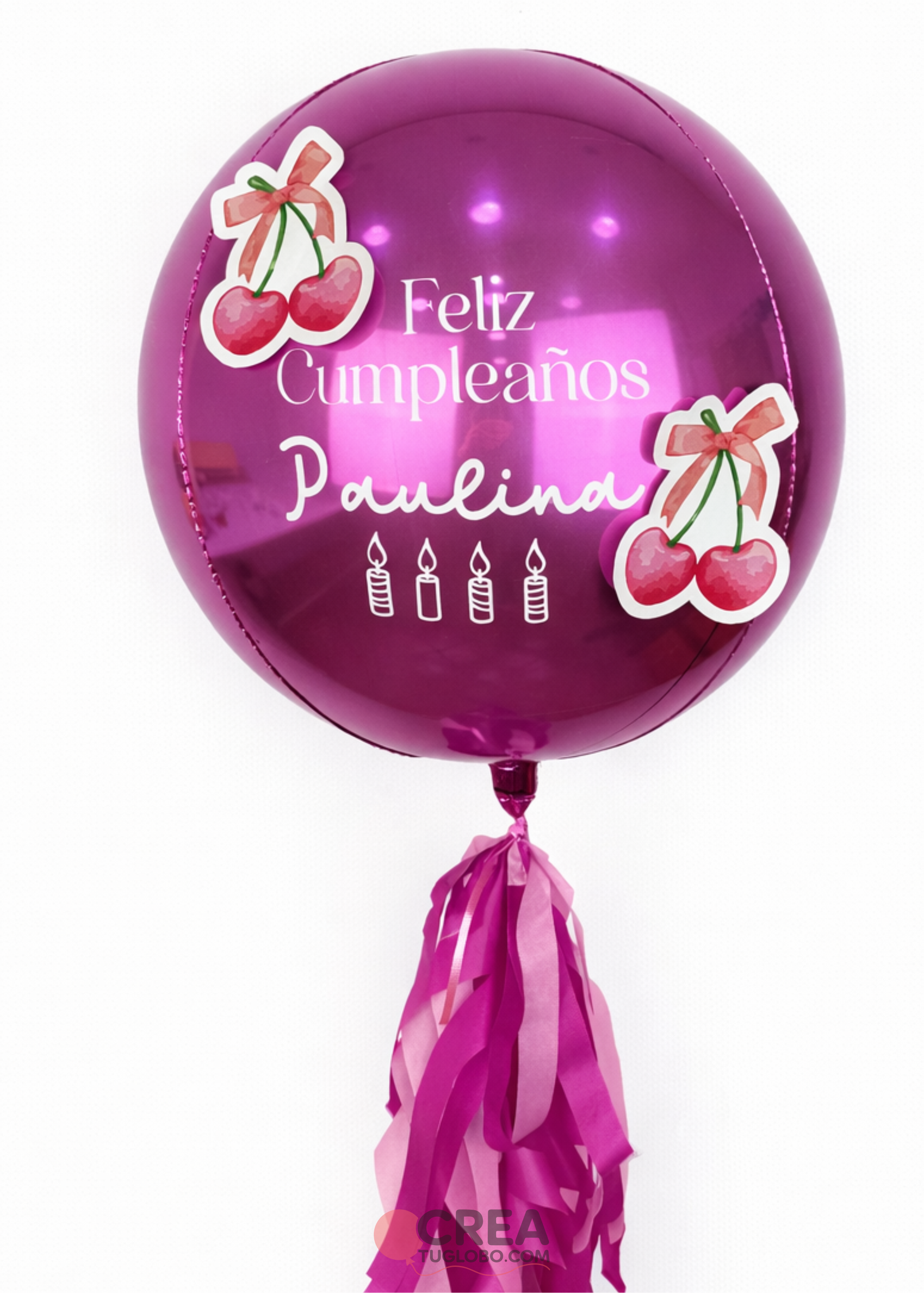Orbz cereza + stickers tipo 3D
