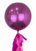 Esfera metálica fucsia