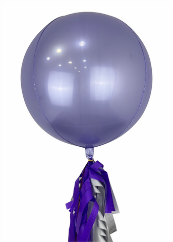 Esfera metálica lila
