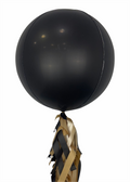 Esfera metálica negra