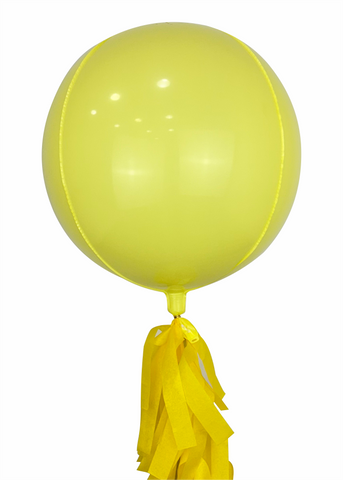 Esfera amarillo pastel