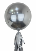 Esfera metálica plata