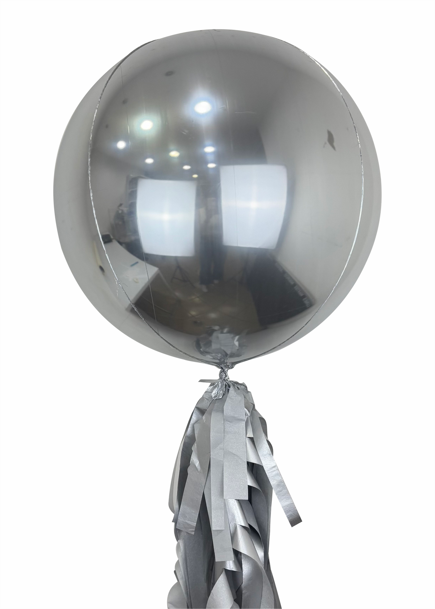 Esfera metálica plata