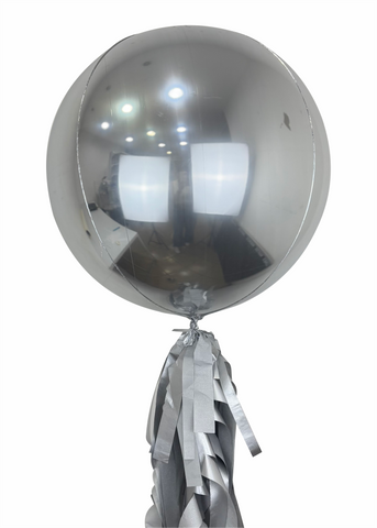 Esfera metálica plata