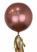 Esfera metálica rose gold