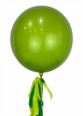 Esfera matalica verde brillante