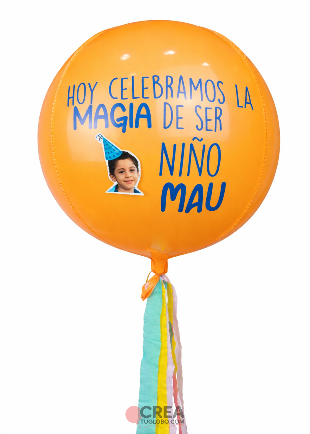 Esfera personalizada naranja