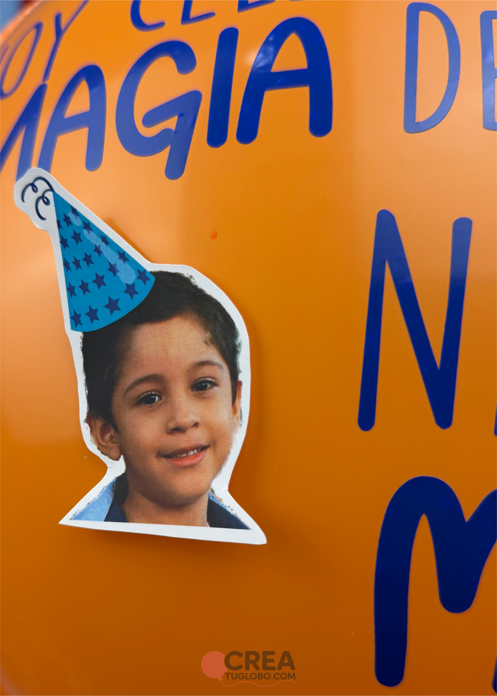 Esfera personalizada naranja