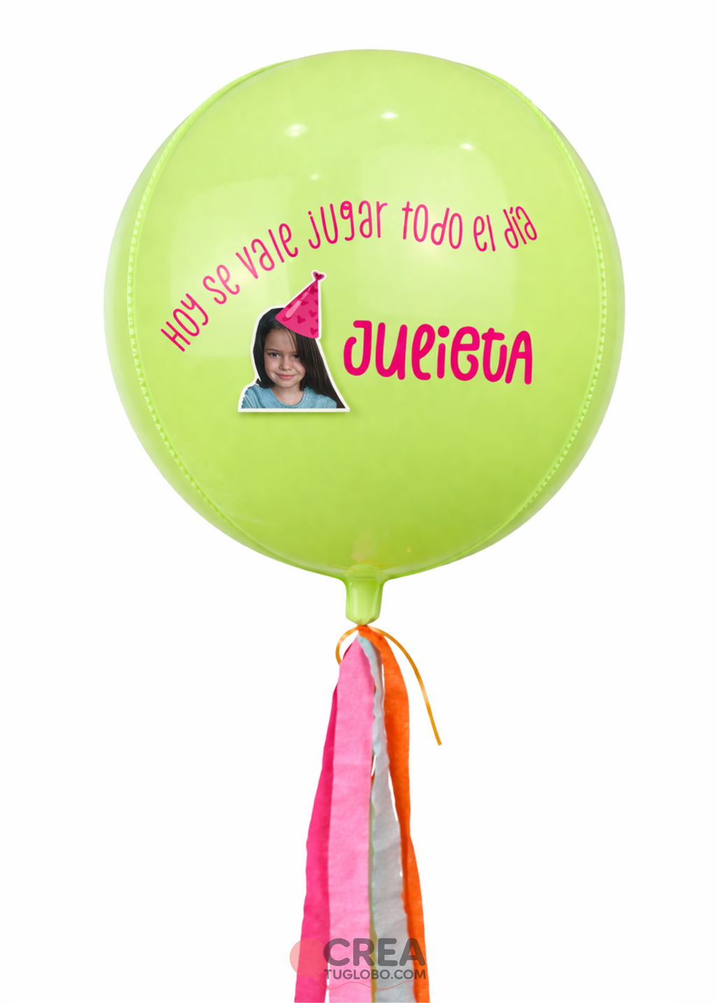 Esfera personalizada verde