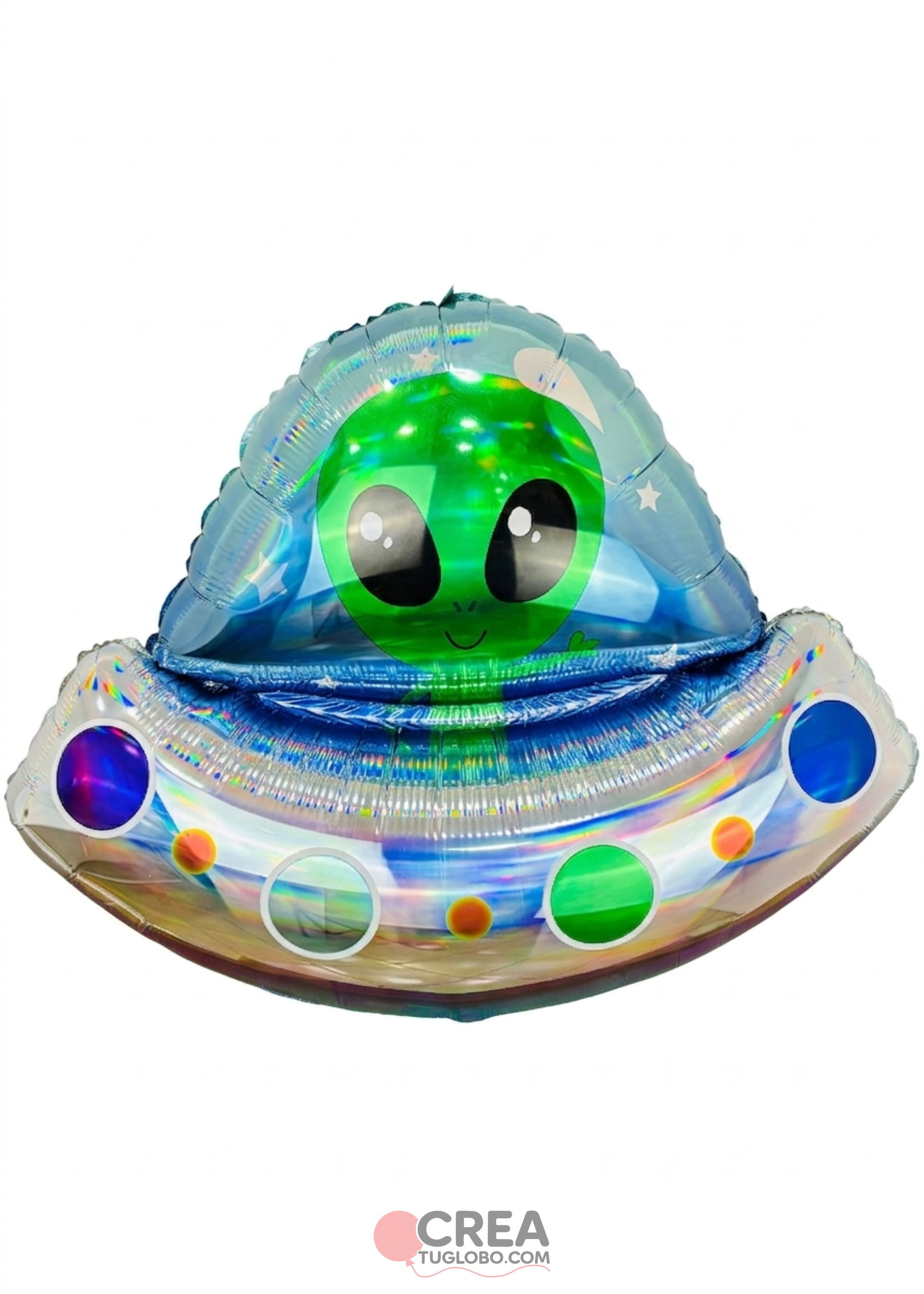 Globo metalico ovni