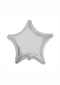 Estrella metálica plata