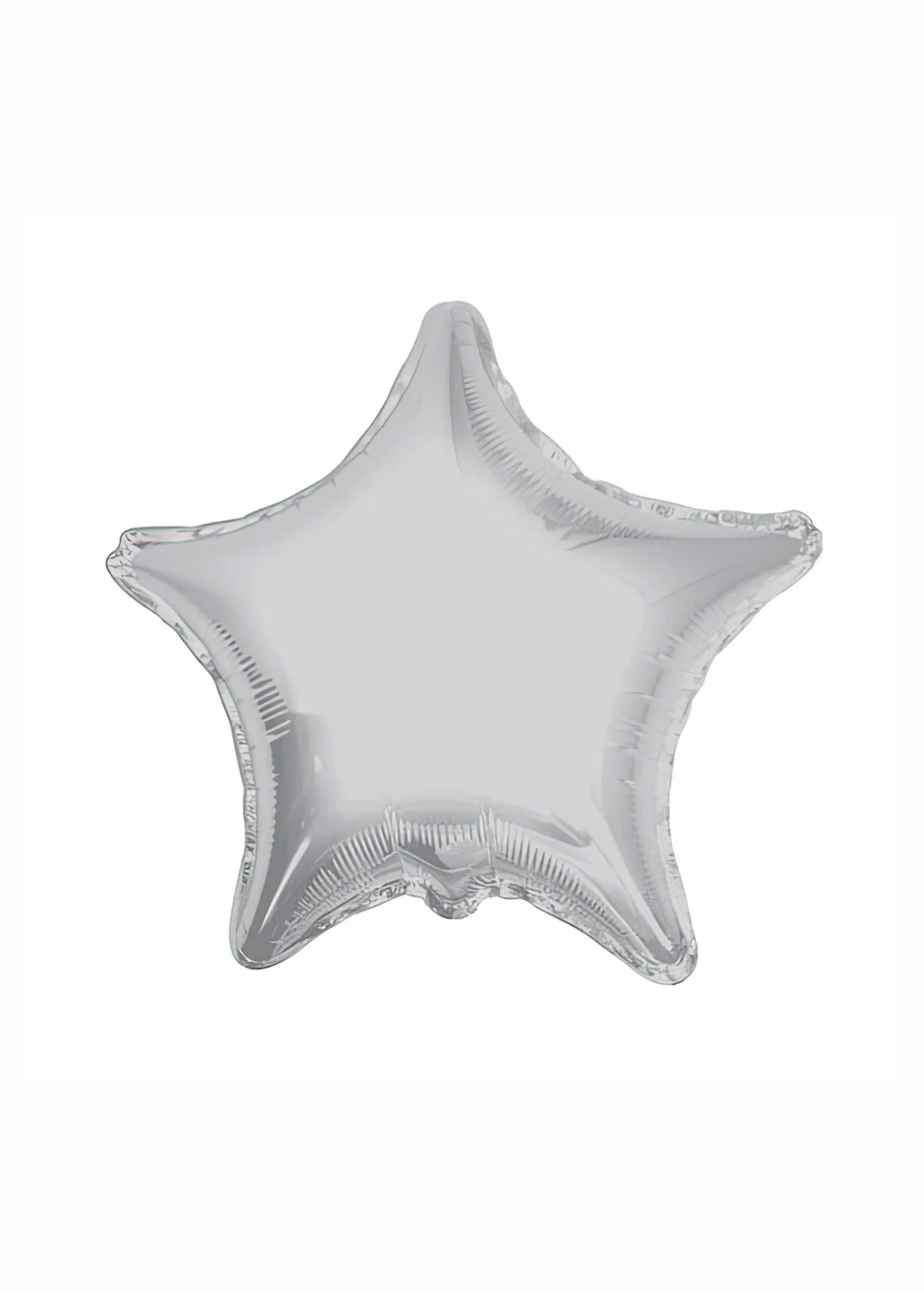 Estrella metálica plata