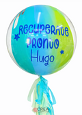 Bubble slime verde y turquesa