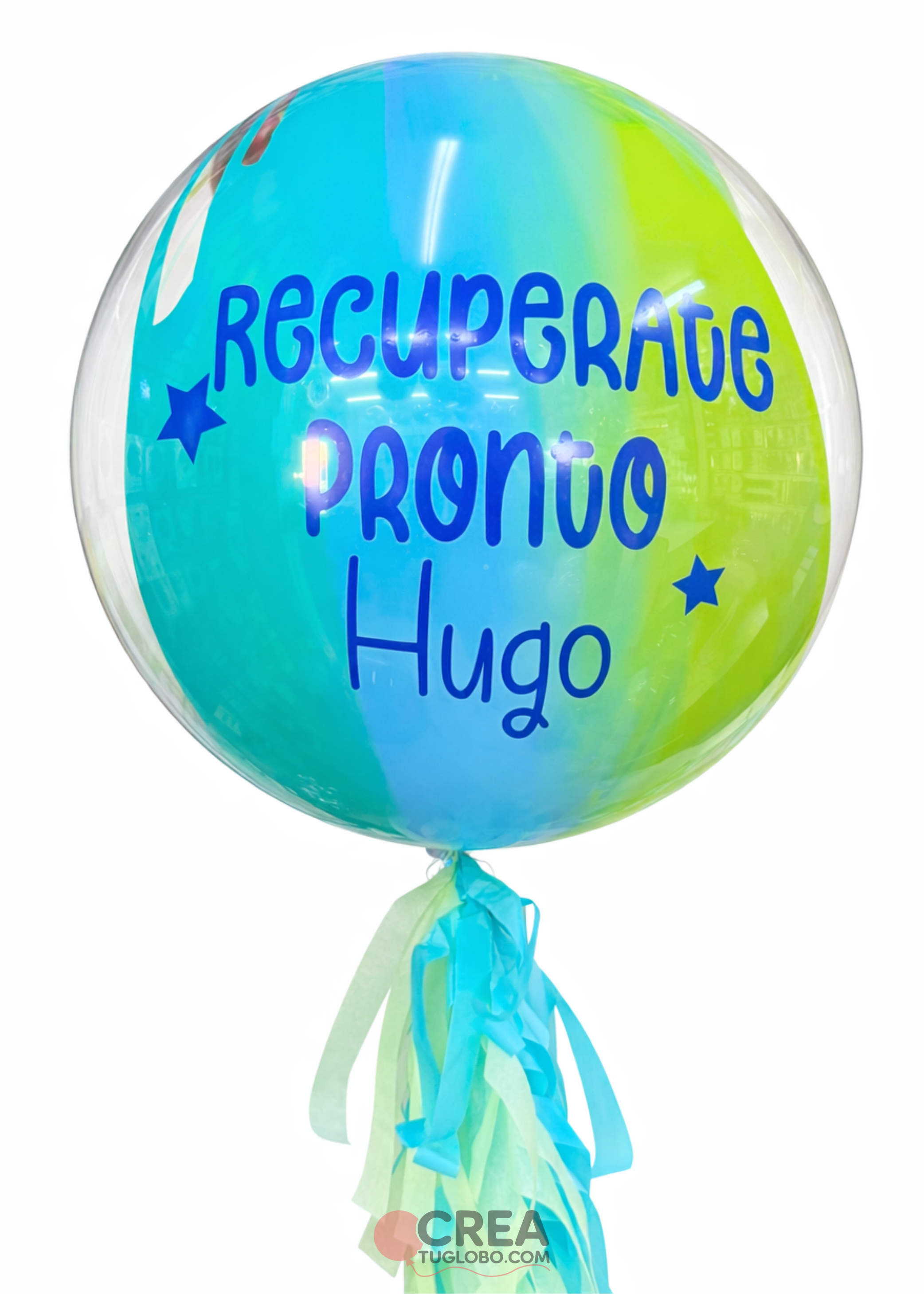 Bubble slime verde y turquesa