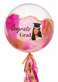 Bubble pink con hoja de oro