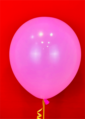 Globo de látex rosa