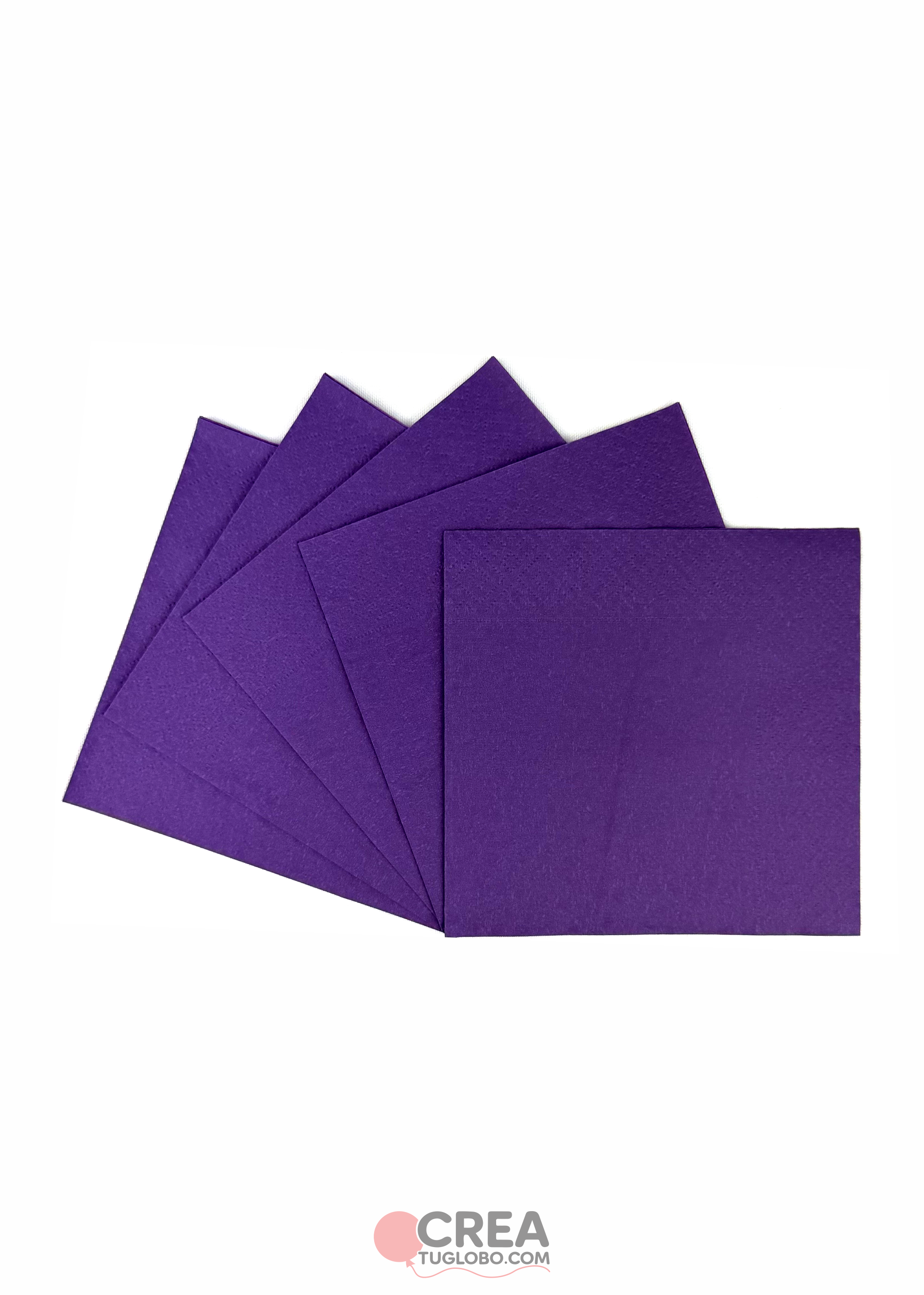 Servilletas moradas
