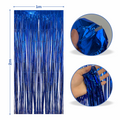 Cortina metalica en tira de 1m x 2m Azul